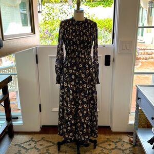 Vibrant color midi dress